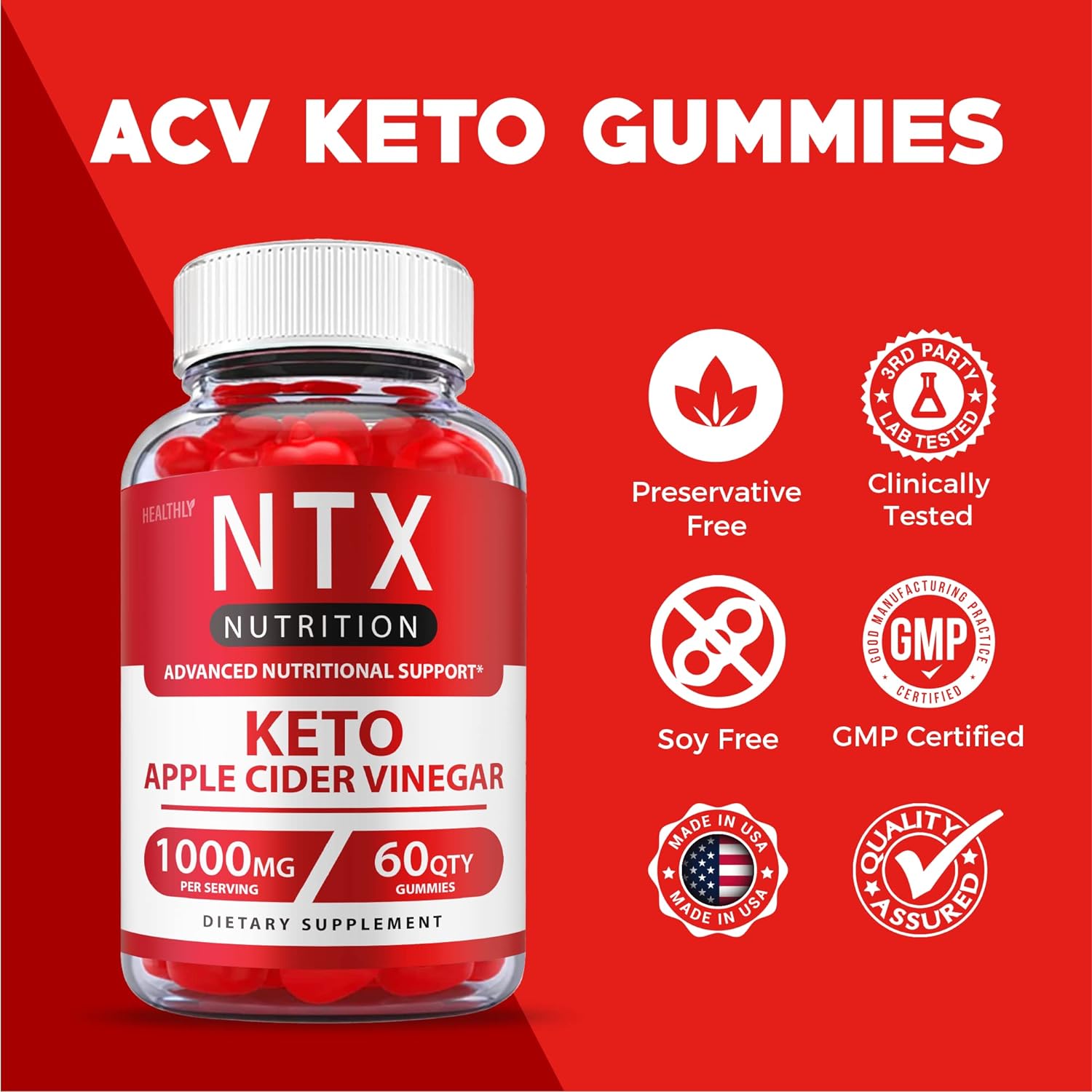 Ntx Keto ACV Gummies