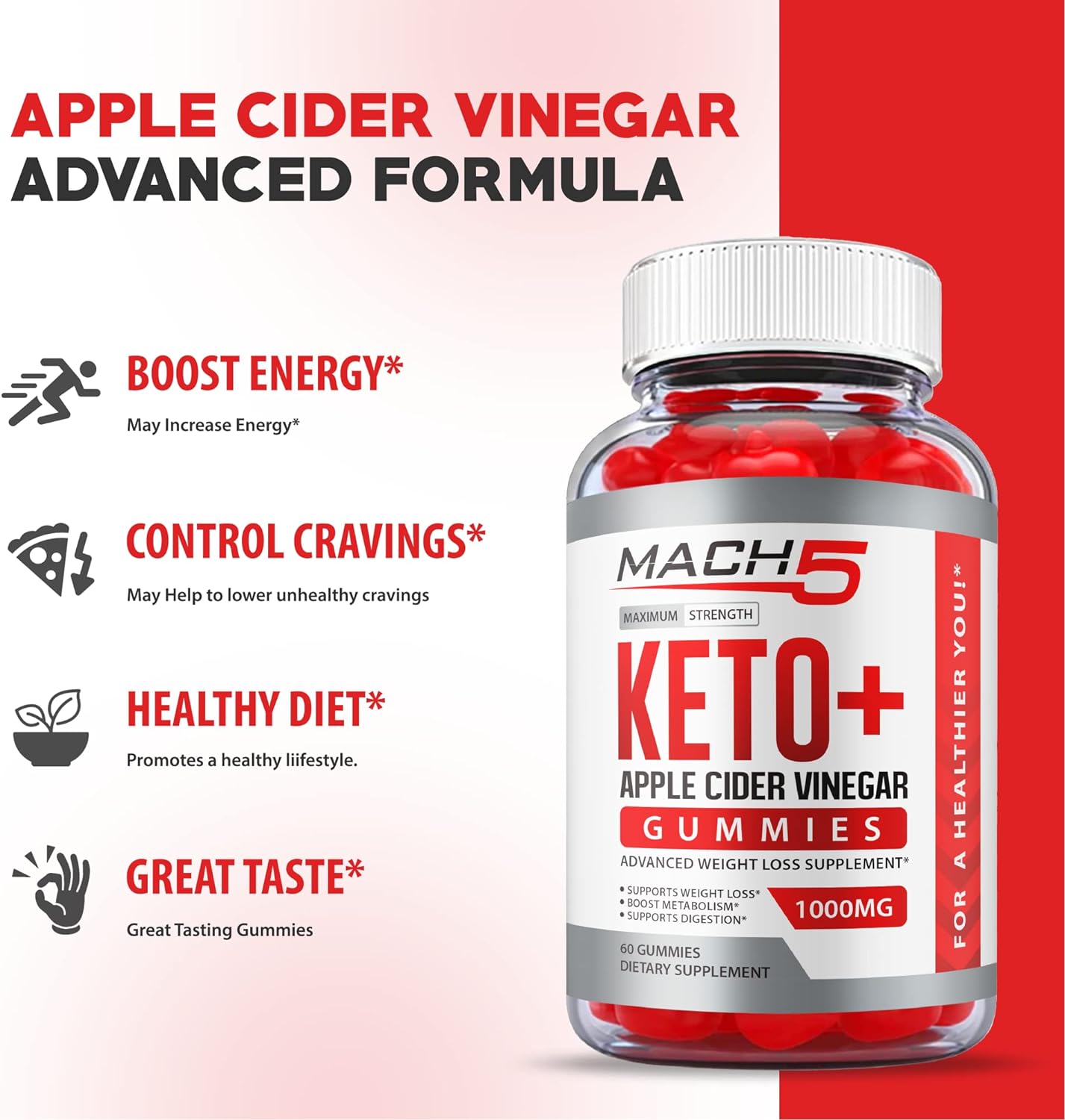 Mach5 Keto ACV Gummies