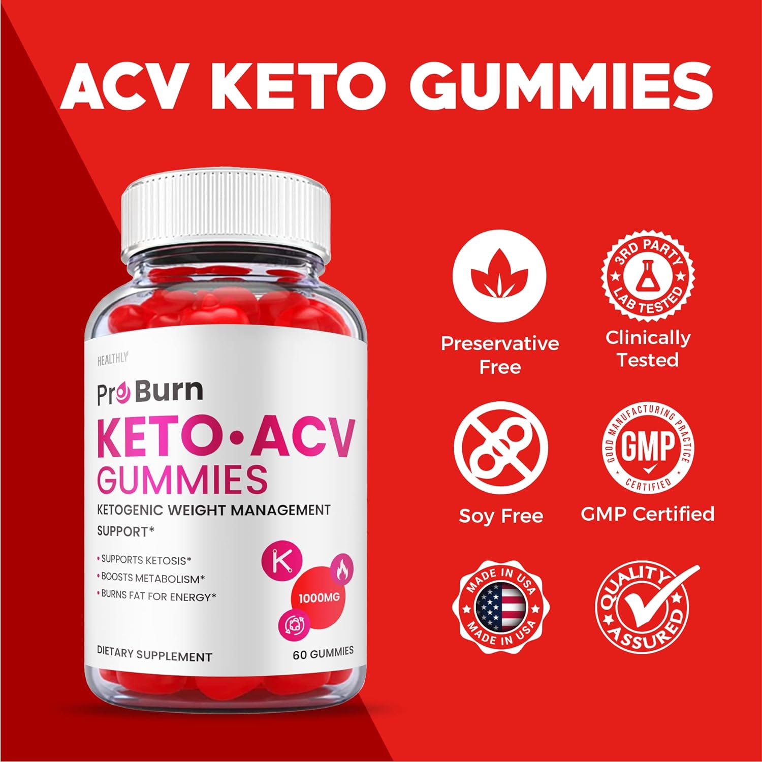 Pro Burn Keto ACV Gummies