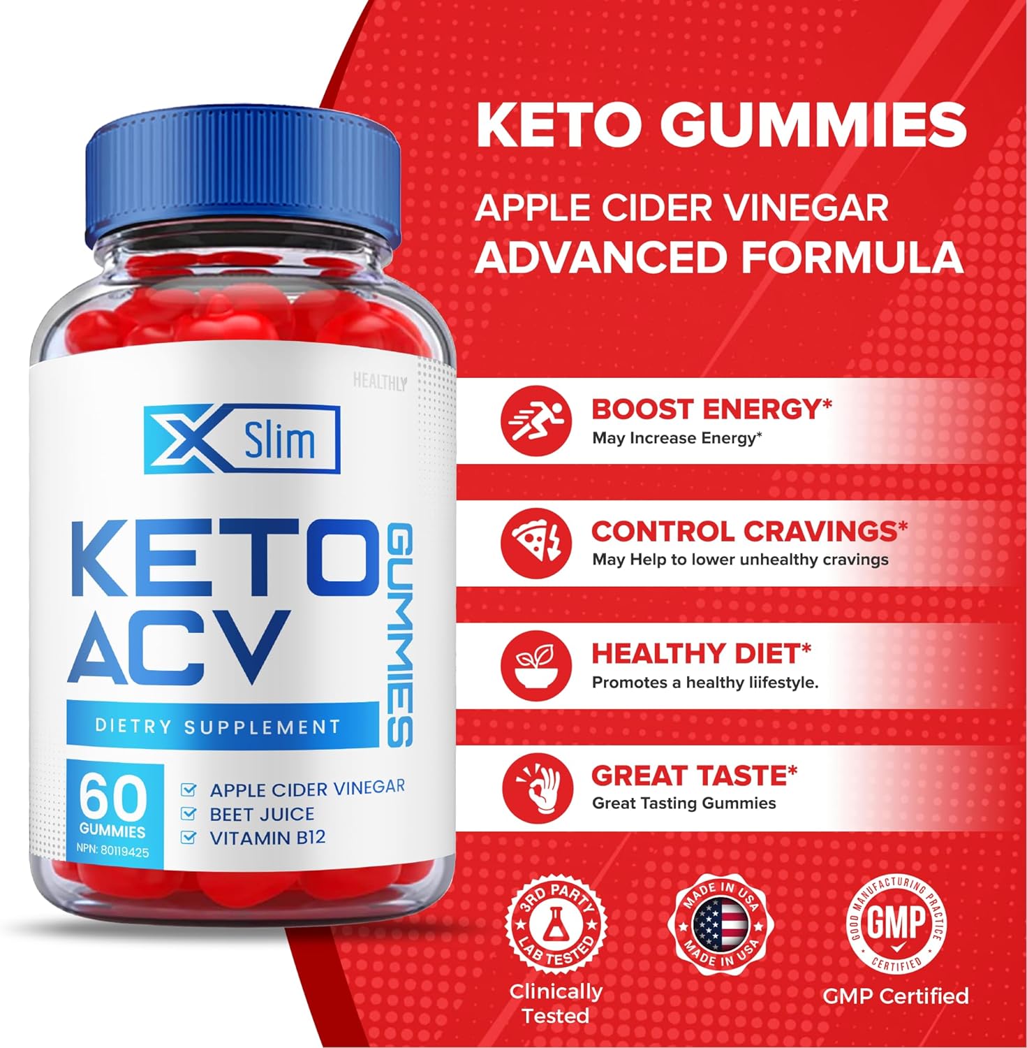 Xslim Keto ACV Gummies