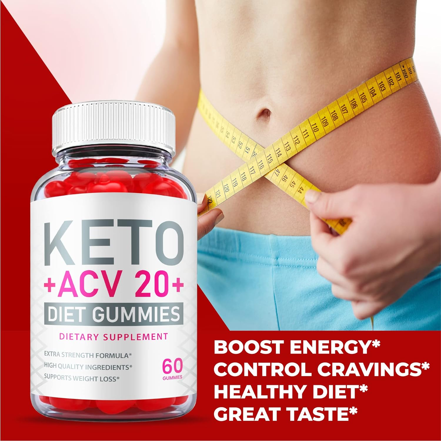 Keto ACV 20 Plus Diet Gummies