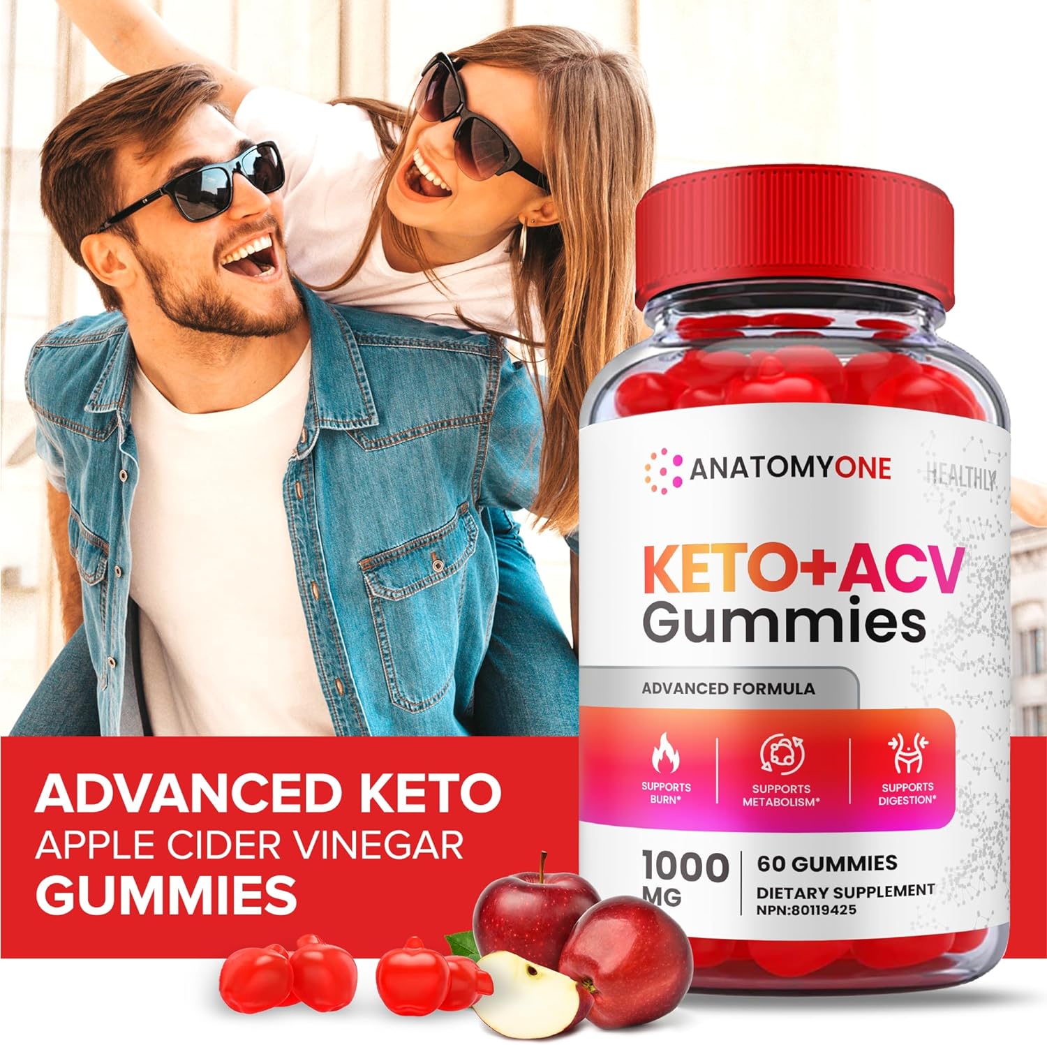 Anatomy One Keto ACV Gummies