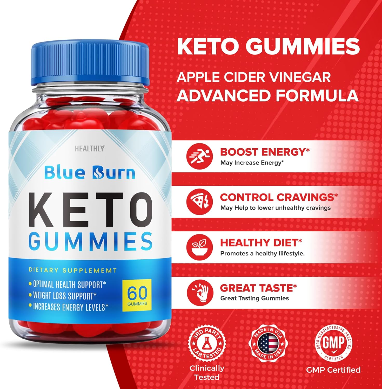 Blue Burn Keto ACV Gummies