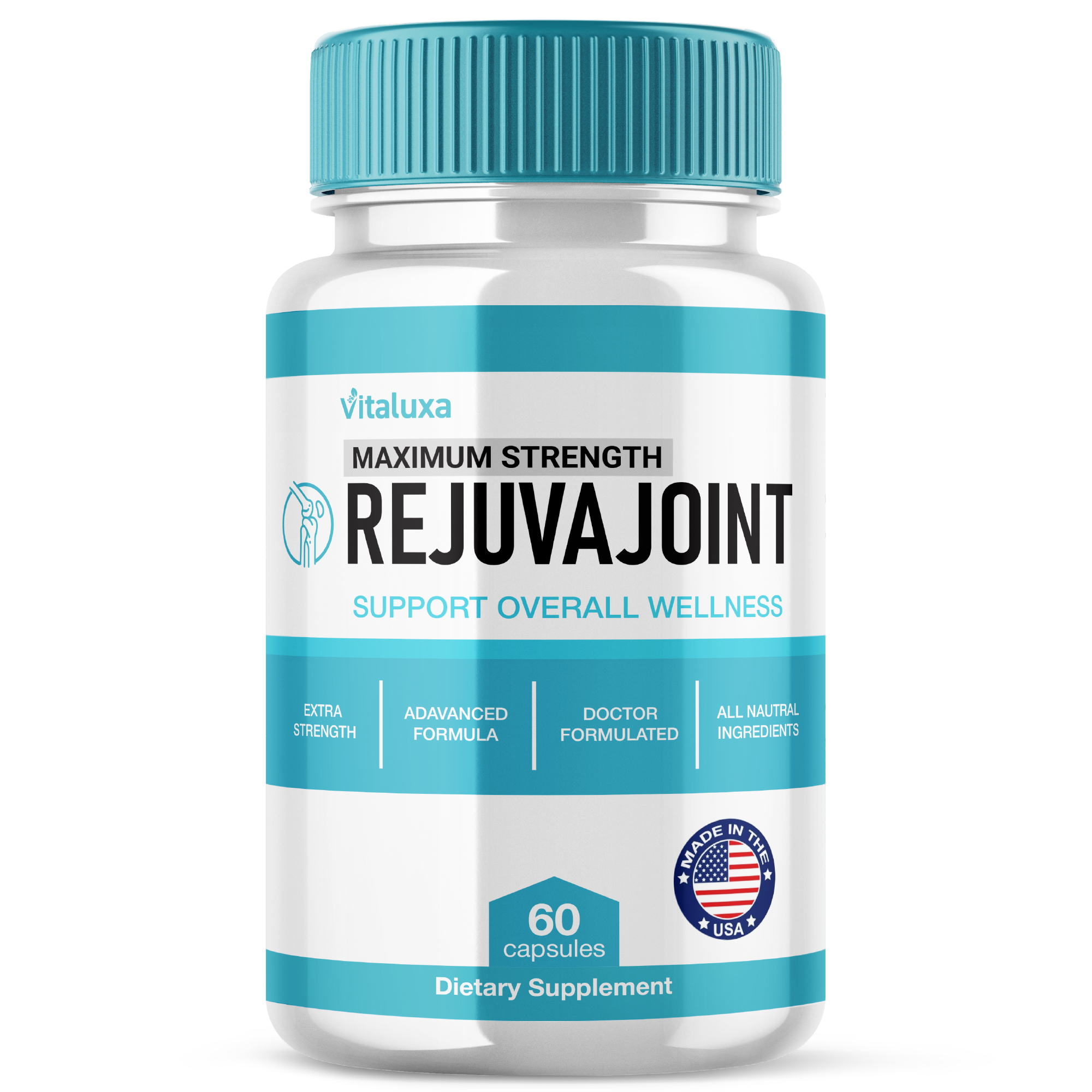 Rejuva Joint Capsules - Advanced Joint Support Supplement - USA Made (60 Capsules)